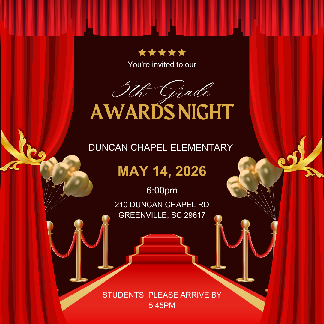 5th Grade Awards Invite